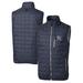 Men's Cutter & Buck Heathered Navy Kansas City Royals Rainier Full-Zip Puffer Vest