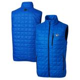 Men's Cutter & Buck Royal Toronto Blue Jays Rainier Full-Zip Puffer Vest