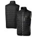 Men's Cutter & Buck Black Pittsburgh Pirates Big Tall Rainier Full-Zip Puffer Vest