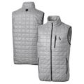 Men's Cutter & Buck Gray Chicago White Sox Big Tall Rainier Full-Zip Puffer Vest