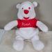 Disney Toys | Disney Store Winne The Pooh Peppermint Red And White 8" Plush | Color: Red/White | Size: Osbb