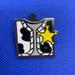 Disney Accessories | Hkdl Hong Kong, Hidden Mickey Trading Pin Featuring Woody, Sheriff | Color: Black/White | Size: Os