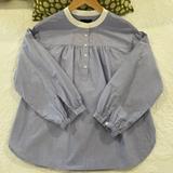 J. Crew Tops | Like New! J Crew Button Front Shirt | Color: Blue/White | Size: 00