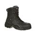 Rocky Boots 1st Med Carbon Fiber Toe Puncture-resistant Side-zip Waterproof Public Service Boot - FQ0911113BK10M