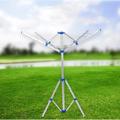 Xtremeauto Freestanding Portable Rotary Indoor & Outdoor Folding Washing Line Airer Clothes Dryer Drier Rack, Strong, Rigid & Compact - Perfect For Garden, Caravan, Motorhome Camping Leisure Use