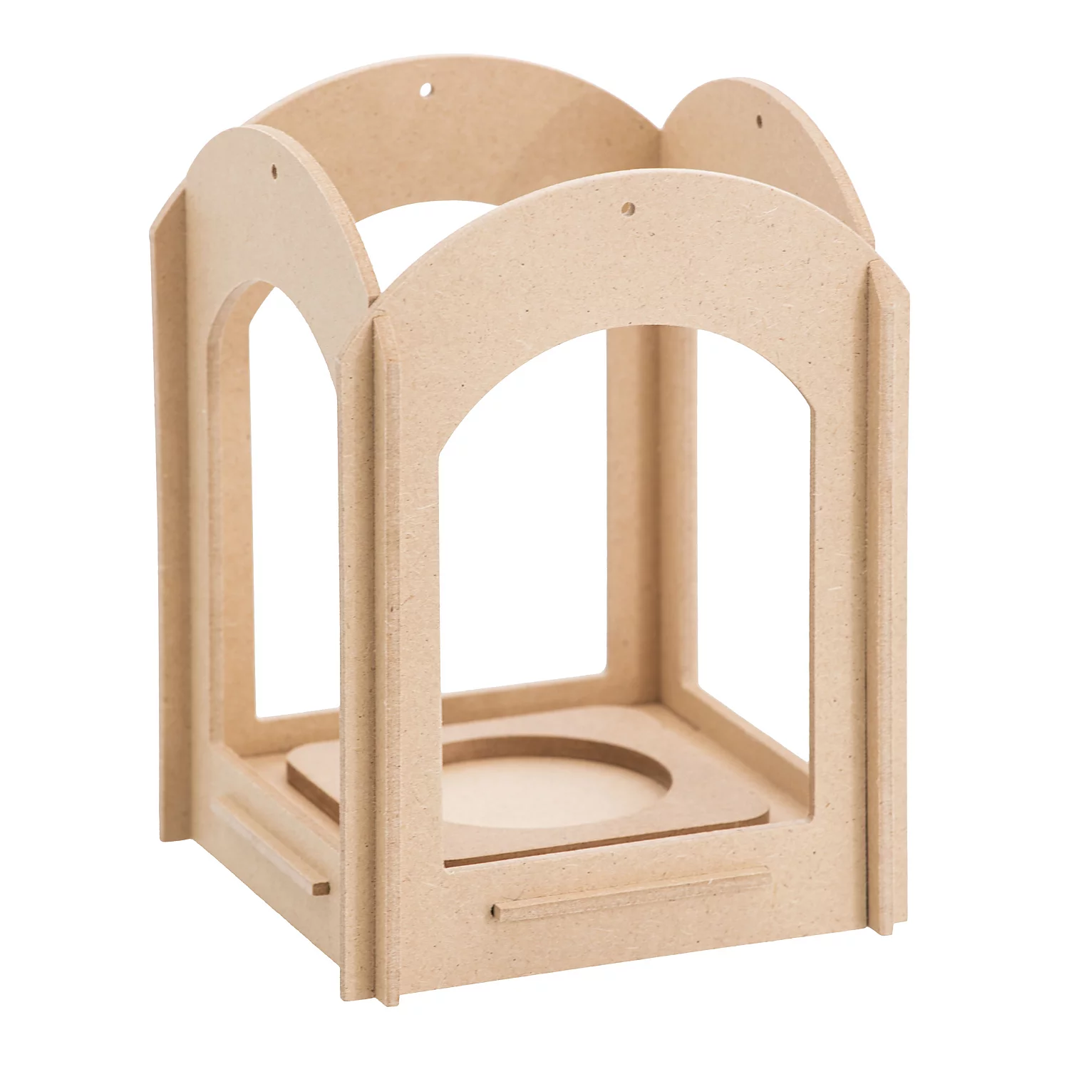 Laterne aus MDF, 12 x 12 x 16 cm Image