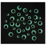 "Yeux mobiles ""Glow in the dark"", 10–20 mm Ø, 40 pièces"