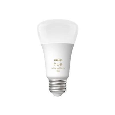 Philips Hue White Ambiance A19 Bluetooth 75W Smart LED Bulb