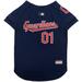 MLB American League Central Jersey for Dogs, XX-Large, Cleveland Guardians, Blue