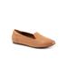 Wide Width Women's Shelby Casual Flat by SoftWalk in Light Brown (Size 8 1/2 W)