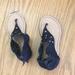 American Eagle Outfitters Shoes | American Eagle Girls Sandals Size 11-1/2 | Color: Black | Size: 11.5g