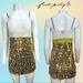 Free People Dresses | Free People Steph's Sequin Sparkle Mini Tank Dress Size 4 | Color: Cream/Gold | Size: 4