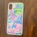 Lilly Pulitzer Cell Phones & Accessories | Like New Condition Lilly Pulitzer Iphone 10 Phone Case | Color: Green/Pink | Size: Iphone 10