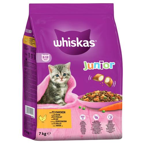 7kg Whiskas Junior Huhn Katzenfutter trocken Kätzchen