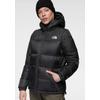 Daunenjacke THE NORTH FACE, Damen, Gr. XL (42), schwarz, Obermaterial: 100% Nylon. Futter: 100% Polyester. Wattierung: 90% Daunen, 10% Federn, sportlich, Langarm elastischer Bund, Jacken, Winterjacke Winddicht & Wasserabweisend & Atmungsaktiv & wärmend