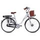 E-Bike LLOBE "WhiteMotion 3.0, 13Ah" E-Bikes Gr. 51 cm, 28 Zoll (71,12 cm), weiß E-Bikes