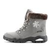 Winterstiefelette LASCANA, Damen, Gr. 38, grau (anthrazit), Obermaterial: 100% Synthetik. Futter: 100% Polyester. Decksohle: 100% Polyester. Laufsohle: 100% Synthetik, gemustert, casual, Schuhe Winterboots Schnürboots,...