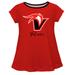 Girls Toddler Vive La Fete Red Hawaii Hilo Vulcans A-Line Top