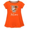 Girls Youth Orange Bowling Green St. Falcons A-Line Top