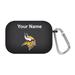 Black Minnesota Vikings Personalized AirPods Pro Case Cover