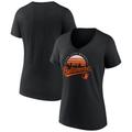 Women's Fanatics Branded Black Baltimore Orioles One Champion V-Neck T-Shirt