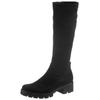 Stiefel GABOR, Damen, Gr. 40, XS-Schaft, schwarz, Textil, Veloursleder, klassisch, Schuhe, Blockabsatz, Plateau, Langschaftstiefel, mit XS-Stretch-Schaft