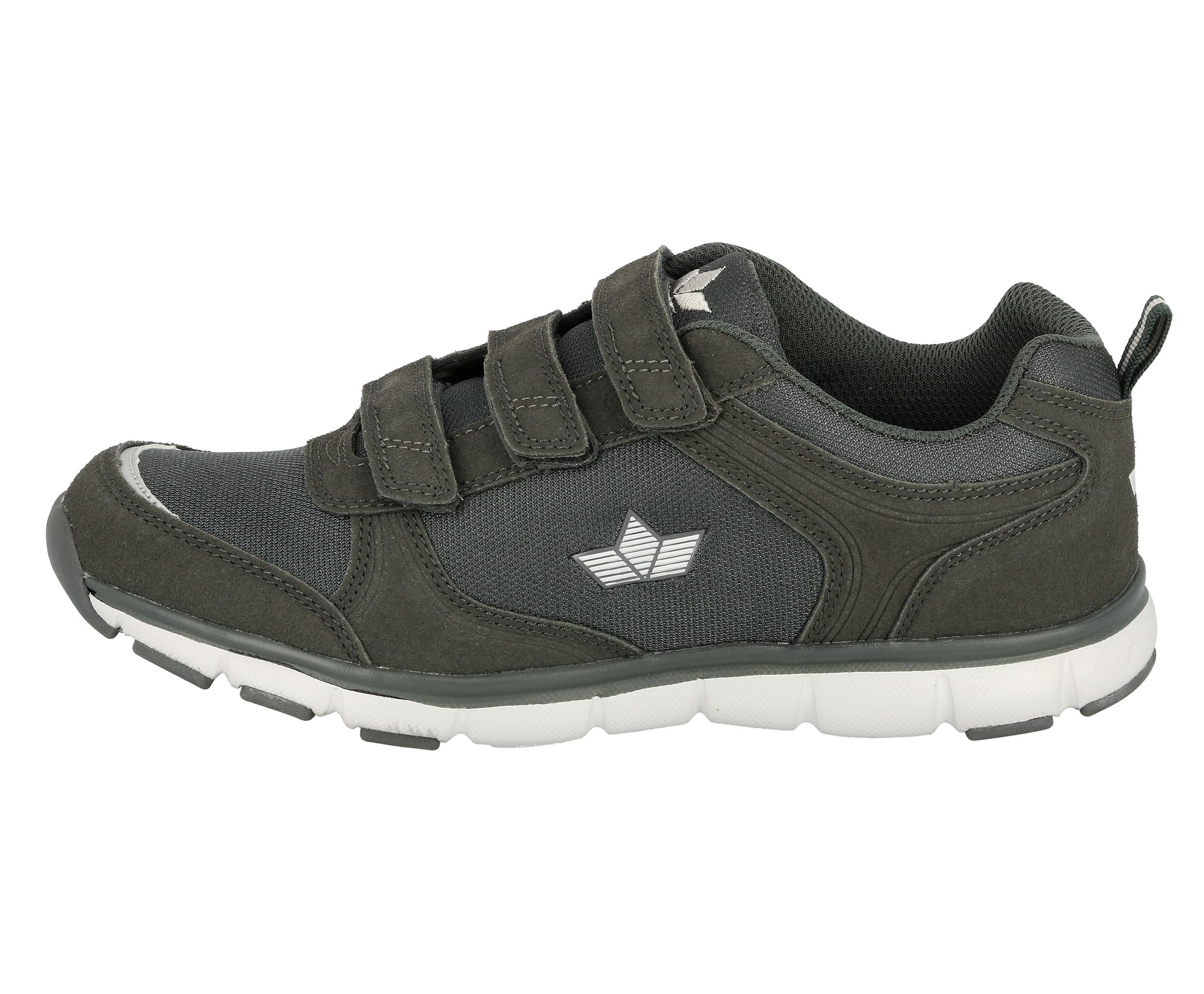 Hallenschuh LICO "Joggingschuh Lionel V", Herren, Gr. 46, grau, Synthetik, Schuhe Hallenschuh