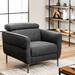 Costway Modern Upholstered Accent Chair Single Sofa Armchair w/ - 33'' x 38.5'' x 32.5''
