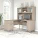 Somerset 60W L Shaped Desk with Hutch