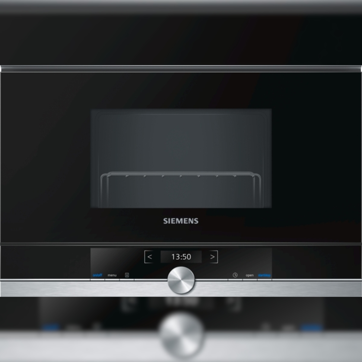 Siemens iQ700, Einbau-Mikrowelle, 60 x 38 cm, Edelstahl BE634RGS1 Image