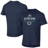 Men's Under Armour Navy Notre Dame Fighting Irish Softball Icon Raglan Performance T-Shirt