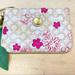 Coach Bags | Coach Signature Cc With Gold And Pink Flowers Wristlet | Color: Gold/Pink | Size: Os