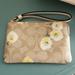 Coach Bags | New Daisies Coach Wristlet Wallet Bag | Color: Tan/White | Size: Os