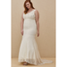 Torrid Dresses | Ivory Lace Beaded Sleeveless Mermaid Wedding Dress Size 22 | Color: Cream | Size: 22