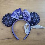 Disney Accessories | Disney Haunted Mansion Mickey Ears Headband Madame Leota Foolish | Color: Black/Purple | Size: Os