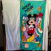 Disney Other | Disney Mickey Mouse Towel! Nwot! | Color: Blue/Green | Size: Osb