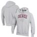 Men's Champion Heathered Gray Eastern Kentucky Colonels Reverse Weave Fleece Pullover Hoodie