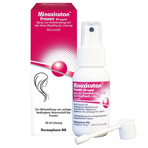 DERMAPHARM MINOXICUTAN Frauen 20 mg/ml Spray 60ml Haarausfall 06 l