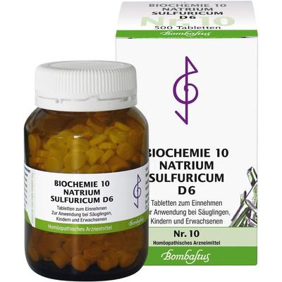 Bombastus - BIOCHEMIE 10 Natrium sulfuricum D 6 Tabletten Zusätzliches Sortiment