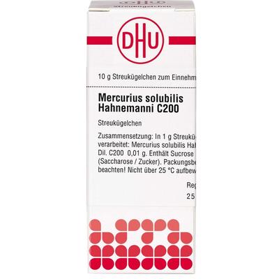 DHU - MERCURIUS SOLUBILIS Hahnemanni C 200 Globuli Zusätzliches Sortiment 01 kg