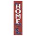 Ole Miss Rebels 12'' x 48'' This Home Leaning Sign