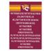 Bethune-Cookman Wildcats 23'' x 34'' Fight Song Wall Art