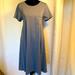 Lularoe Dresses | Nwot, Lularoe Carly Dress, Size Xs | Color: Gray | Size: Xs