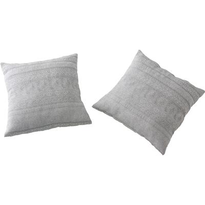 Kissenbezüge HOME AFFAIRE "Toscana Kissenbezug", grau, B:50cm L:50cm, Polycotton, Obermaterial: 60% Baumwolle, 40% Polyester, Kissenbezüge, passend zur Tagesdecke Toscana, in Größe 50x50 cm Image