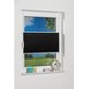 Plissee K-HOME "Klemmfix Pisa" Gr. 23, grau (anthrazit), B:75cm H:130cm, Obermaterial: 100% Polyester, Plissees, Crushed-Optik