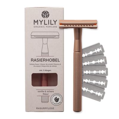 MYLILY Rasierhobel roségold Hellbraun