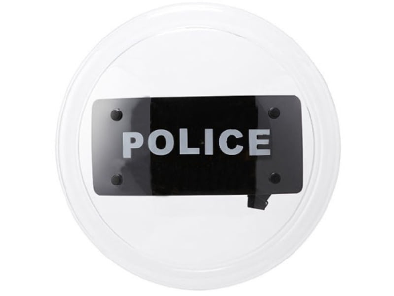 ExecDefense USA Round Riot Shield Transparent Standard Size EXS-R05