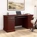 Gracie Oaks Magomed 66" Desk Wood in Brown/Red | 30.75 H x 65.98 W x 23.74 D in | Wayfair 7C136569B6B046309394FAA9440BD3CA