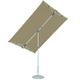 Suncomfort by Glatz Sonnenschirm Flex Roof, off grey, 210 x 150 cm rechteckig, Gestell Aluminium, Bespannung Polyester, 5.3 kg