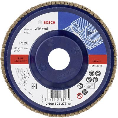 Bosch - Accessories 2608601277 X431 Fächerschleifscheibe Durchmesser 125 mm Bohrungs-Ø 22.33 mm